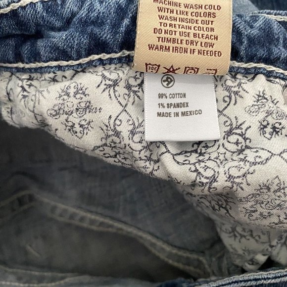 Big Star Sweet Boot Ultra Low Rise Distressed Jeans  Size 29 Stretch - Picture 5 of 7